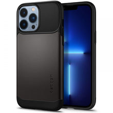 Заредете изображение във визуализатора на галерията – Spigen slim armor mag magsafe гръб за iphone 13 pro max gunmetal - TopMag
