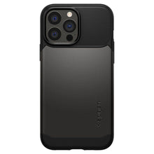 Заредете изображение във визуализатора на галерията – Spigen slim armor mag magsafe гръб за iphone 13 pro max gunmetal - TopMag
