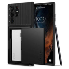 Заредете изображение във визуализатора на галерията – Spigen slum armor cs for samsung s22 ultra black - TopMag
