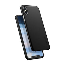 Заредете изображение във визуализатора на галерията – Spigen thin fit гръб - iPhone x / xs  matte черен - само за 33.2 лв
