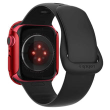 Заредете изображение във визуализатора на галерията – Spigen thin fit калъф за apple watch 7 (41mm) metallic red - TopMag
