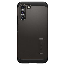Заредете изображение във визуализатора на галерията – Spigen tough armor case for samsung s22 gunmetal - TopMag

