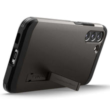 Заредете изображение във визуализатора на галерията – Spigen tough armor case for samsung s22 gunmetal - TopMag
