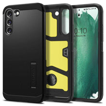 Заредете изображение във визуализатора на галерията – Spigen tough armor case for samsung s22 plus black - TopMag
