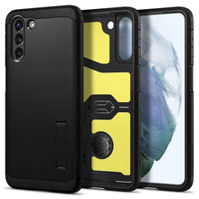 Заредете изображение във визуализатора на галерията – Spigen tough armor for samsung s21 black - TopMag
