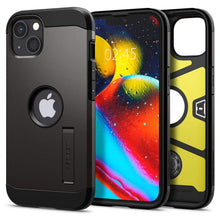 Заредете изображение във визуализатора на галерията – Spigen tough armor гръб за iphone 13 gunmetal black - TopMag
