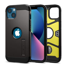 Заредете изображение във визуализатора на галерията – Spigen tough armor гръб за iphone 13 gunmetal - TopMag
