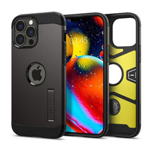 Заредете изображение във визуализатора на галерията – Spigen tough armor гръб за iphone 13 pro max gunmetal - TopMag
