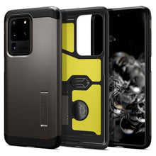 Заредете изображение във визуализатора на галерията – Spigen tough armor гръб за samsung s20 ultra gunmetal - само за 44.3 лв
