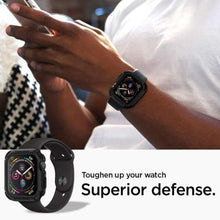 Заредете изображение във визуализатора на галерията – Spigen tough armor каишка за apple watch 4 /5 / 6 / se ( 44mm ) черен - TopMag
