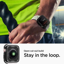 Заредете изображение във визуализатора на галерията – Spigen tough armor каишка за apple watch 4 /5 / 6 / se ( 44mm ) черен - TopMag
