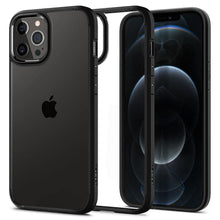 Заредете изображение във визуализатора на галерията – SPIGEN Ultra Hybrid for IPHONE 12 PRO MAX matte black - TopMag
