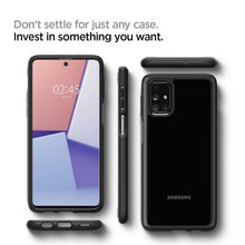 Заредете изображение във визуализатора на галерията – Spigen ultra hybrid гръб - samsung m31s черен мат - TopMag

