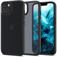 Заредете изображение във визуализатора на галерията – Spigen ultra hybrid гръб за iphone 13 matte frost black - TopMag
