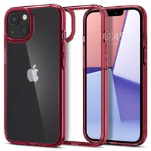 Заредете изображение във визуализатора на галерията – Spigen ultra hybrid гръб за iphone 13 mini red crystal - TopMag
