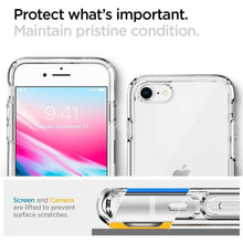 Заредете изображение във визуализатора на галерията – Spigen ultra hybrid гръб за iPhone 7 / 8 / se 2020 прозрачен - TopMag
