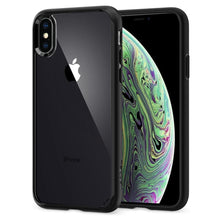 Заредете изображение във визуализатора на галерията – Spigen ultra hybrid гръб за iPhone xs max - 6,5 черен - само за 37 лв
