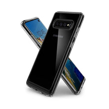 Заредете изображение във визуализатора на галерията – Spigen ultra hybrid гръб за samsung s10 прозрачен - само за 36.5 лв
