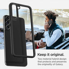 Заредете изображение във визуализатора на галерията – Spigen ultra hybrid гръб за samsung s22 plus matte black - TopMag
