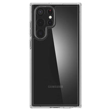 Заредете изображение във визуализатора на галерията – Spigen ultra hybrid гръб за samsung s22 ultra прозрачен - TopMag

