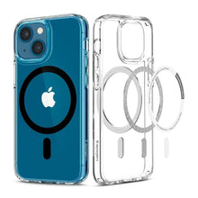 Заредете изображение във визуализатора на галерията – Spigen ultra hybrid mag magsafe гръб за iphone 13 black - TopMag
