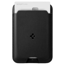Заредете изображение във визуализатора на галерията – Spigen valentinus universal magnetic джоб за карти magsafe черен - TopMag
