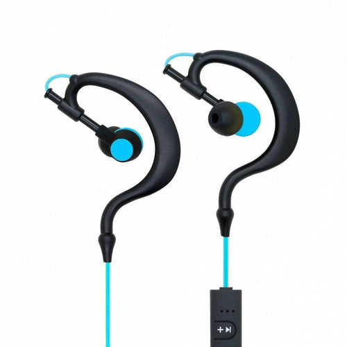 Stereo слушалки с микрофон ap-b23-c sport черен-син - само за 38.2 лв