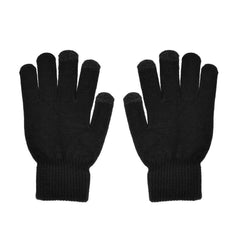 Touch screen gloves triangle for woman black