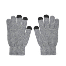 Заредете изображение във визуализатора на галерията – Touch screen gloves triangle for woman grey - TopMag
