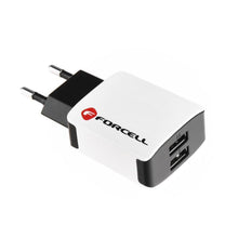 Заредете изображение във визуализатора на галерията – Travel charger usb type c universal 2a + кабел forcell - TopMag
