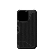 Заредете изображение във визуализатора на галерията – ( uag ) urban armor gear metropolis гръб за iphone 13 pro black kevlar - TopMag
