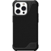 Заредете изображение във визуализатора на галерията – ( uag ) urban armor gear metropolis lt case for iphone 13 pro magsafe kevlar - czarna - TopMag
