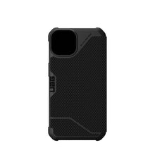 Заредете изображение във визуализатора на галерията – ( uag ) urban armor gear metropolis lt гръб за iphone 13 black kevlar - TopMag
