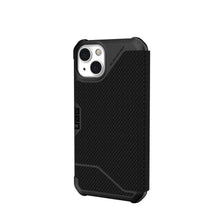 Заредете изображение във визуализатора на галерията – ( uag ) urban armor gear metropolis lt гръб за iphone 13 black kevlar - TopMag
