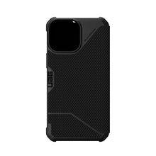 Заредете изображение във визуализатора на галерията – ( uag ) urban armor gear metropolis lt гръб за iphone 13 pro max black kevlar - TopMag
