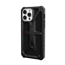Заредете изображение във визуализатора на галерията – ( uag ) urban armor gear monarch case for iphone 13 pro max czarny kevlar - TopMag
