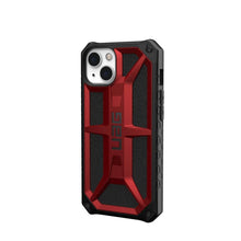 Заредете изображение във визуализатора на галерията – ( uag ) urban armor gear monarch case for iphone 13 red - TopMag
