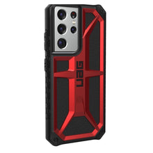 Заредете изображение във визуализатора на галерията – ( uag ) urban armor gear monarch for samsung s21 ultra red - TopMag
