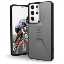 Заредете изображение във визуализатора на галерията – ( uag ) urban armor gear monarch for samsung s21 ultra silver - TopMag
