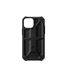 Заредете изображение във визуализатора на галерията – ( uag ) urban armor gear monarch гръб за iphone 13 mini carbon fiber - TopMag
