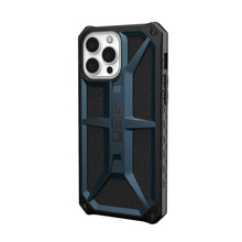 Заредете изображение във визуализатора на галерията – ( uag ) urban armor gear monarch гръб за iphone 13 pro max blue - TopMag
