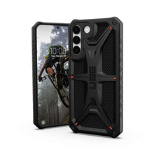 Заредете изображение във визуализатора на галерията – ( uag ) urban armor gear monarch гръб за samsung s22 plus 5g kevlar black - TopMag
