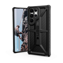 Заредете изображение във визуализатора на галерията – ( uag ) urban armor gear monarch гръб за samsung s22 ultra 5g carbon fiber - TopMag
