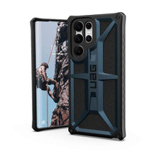 Заредете изображение във визуализатора на галерията – ( uag ) urban armor gear monarch гръб заsamsung s22 ultra 5g blue - TopMag
