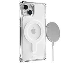Заредете изображение във визуализатора на галерията – ( uag ) urban armor gear plyo for iphone 13 kompatybilna z magsafe transparent - TopMag
