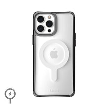 Заредете изображение във визуализатора на галерията – ( uag ) urban armor gear plyo magsafe гръб за iphone 13 pro max transparent - TopMag
