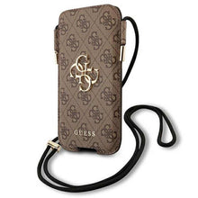 Заредете изображение във визуализатора на галерията – Universal bag for mobile 6,1" guess guhcp12l4gpsbr brown - TopMag
