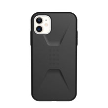 Заредете изображение във визуализатора на галерията – Urban armor gear civilian гръб за iPhone 11 черен - само за 64.2 лв
