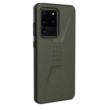 Заредете изображение във визуализатора на галерията – Urban armor gear civilian гръб за samsung s20 ultra olive drab - само за 64.2 лв
