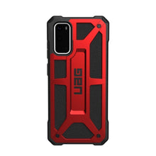 Заредете изображение във визуализатора на галерията – Urban armor gear monarch гръб за samsung s20 червен - само за 79.2 лв
